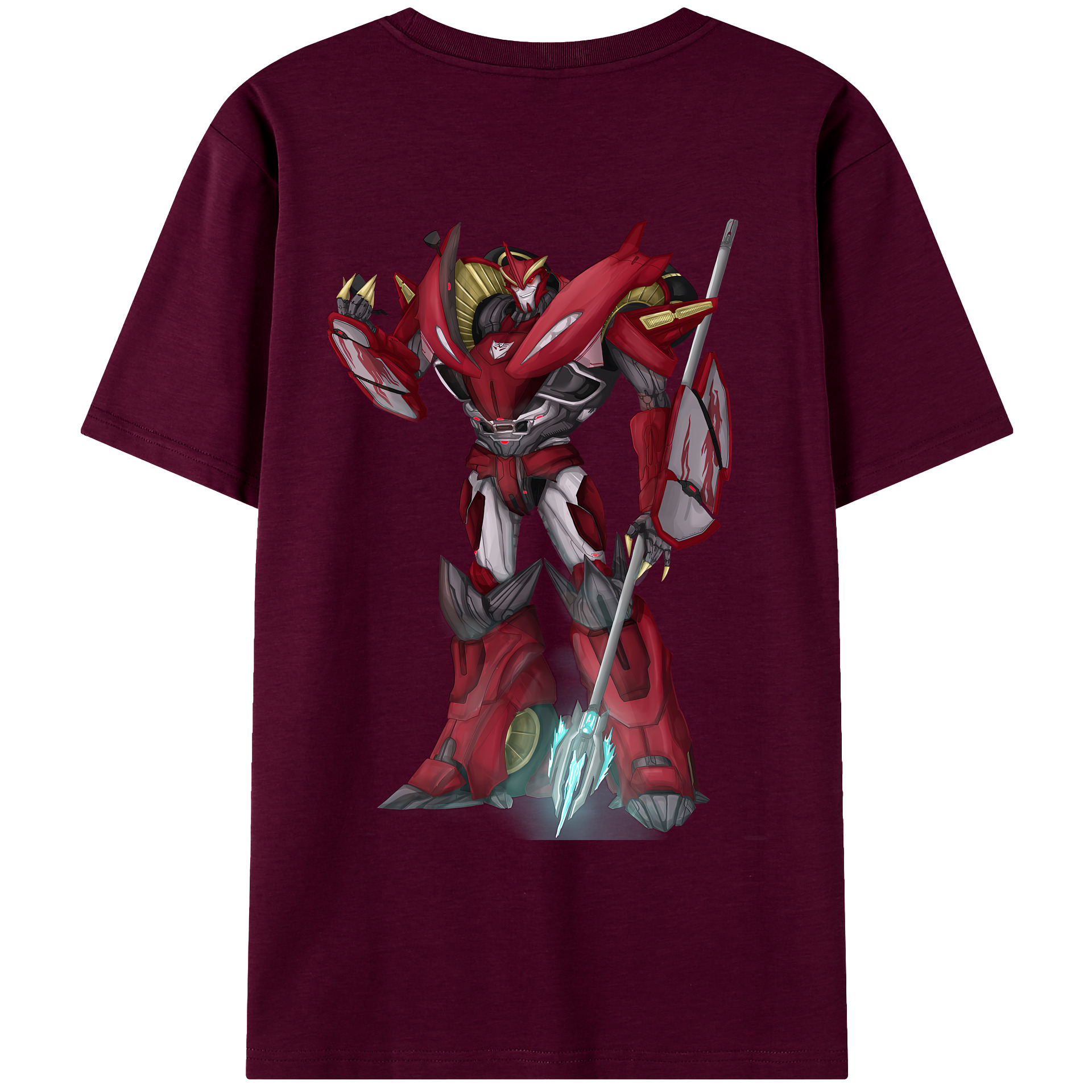 （画像用） Transformers トランスフォーマー レディース半袖Tシャツ(バックプリント)